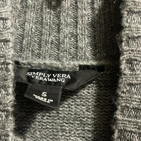 Simply Vera-Vera Wang Pullover Ombre Striped Gradient Mock Turtleneck Sweater - Picture 5 of 6